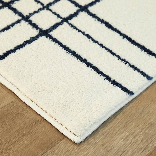 Kids Posh Stripes White 7'10 x 10' Rug - Thumbnail - Image 4
