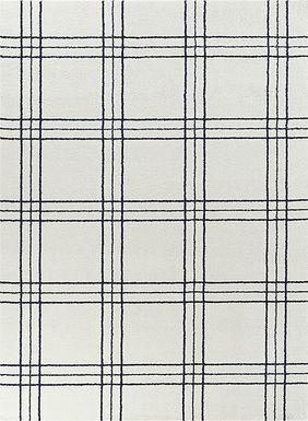 Kids Rhodes White 7'10 x 10' Rug