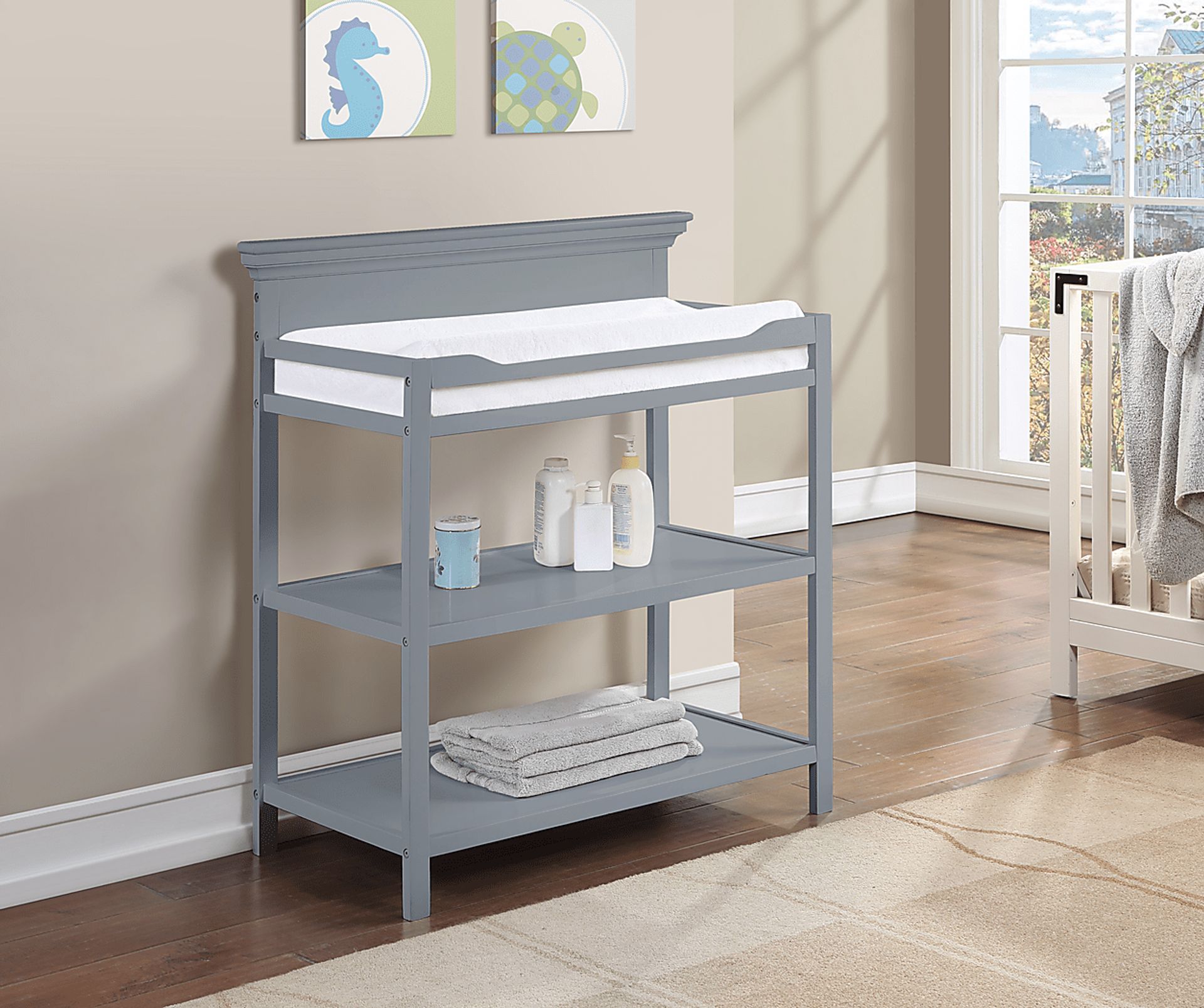 Kids Praxo Gray Changing Table - Image 2