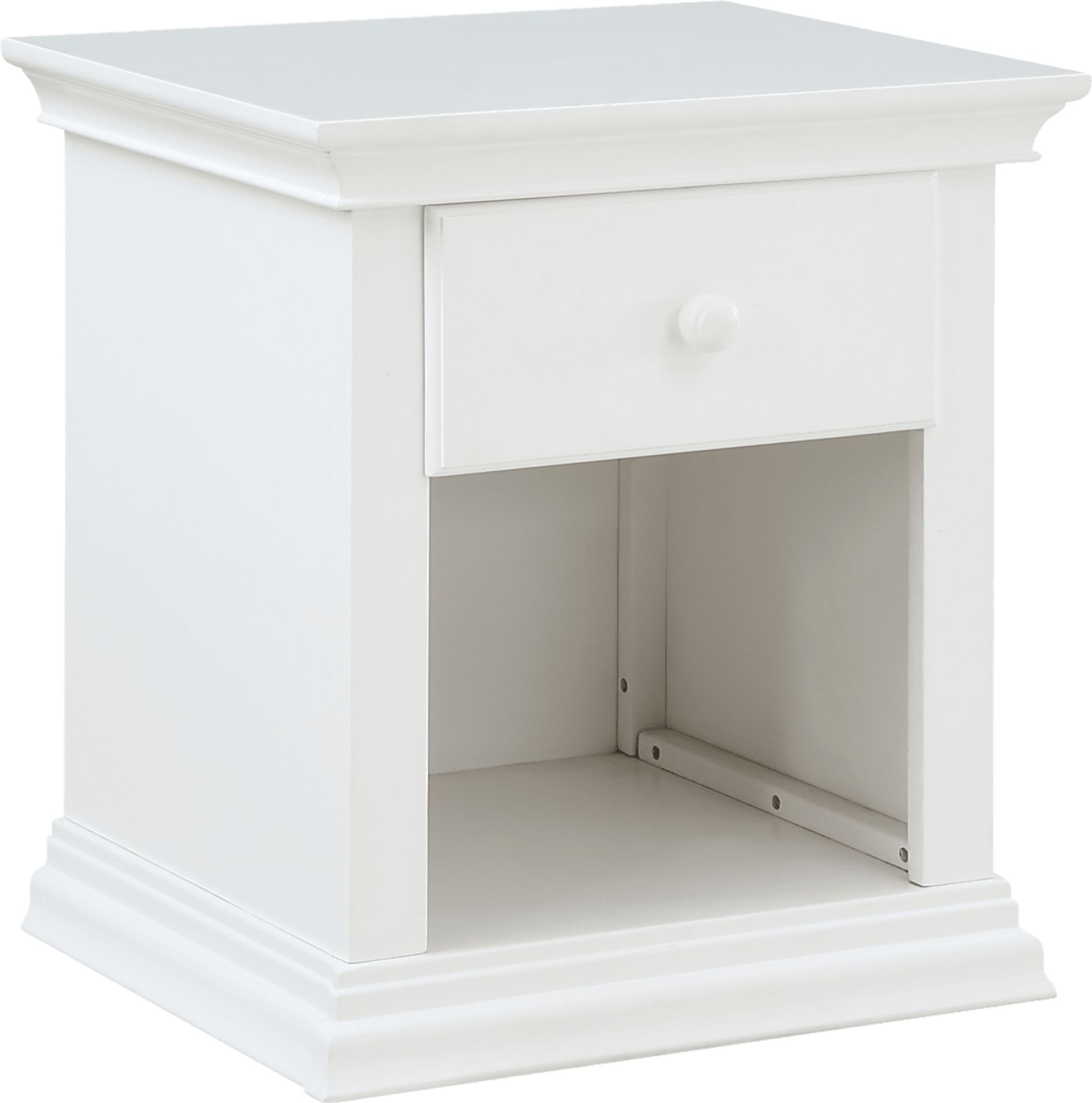 Kids Praxo White Nightstand - Image 1