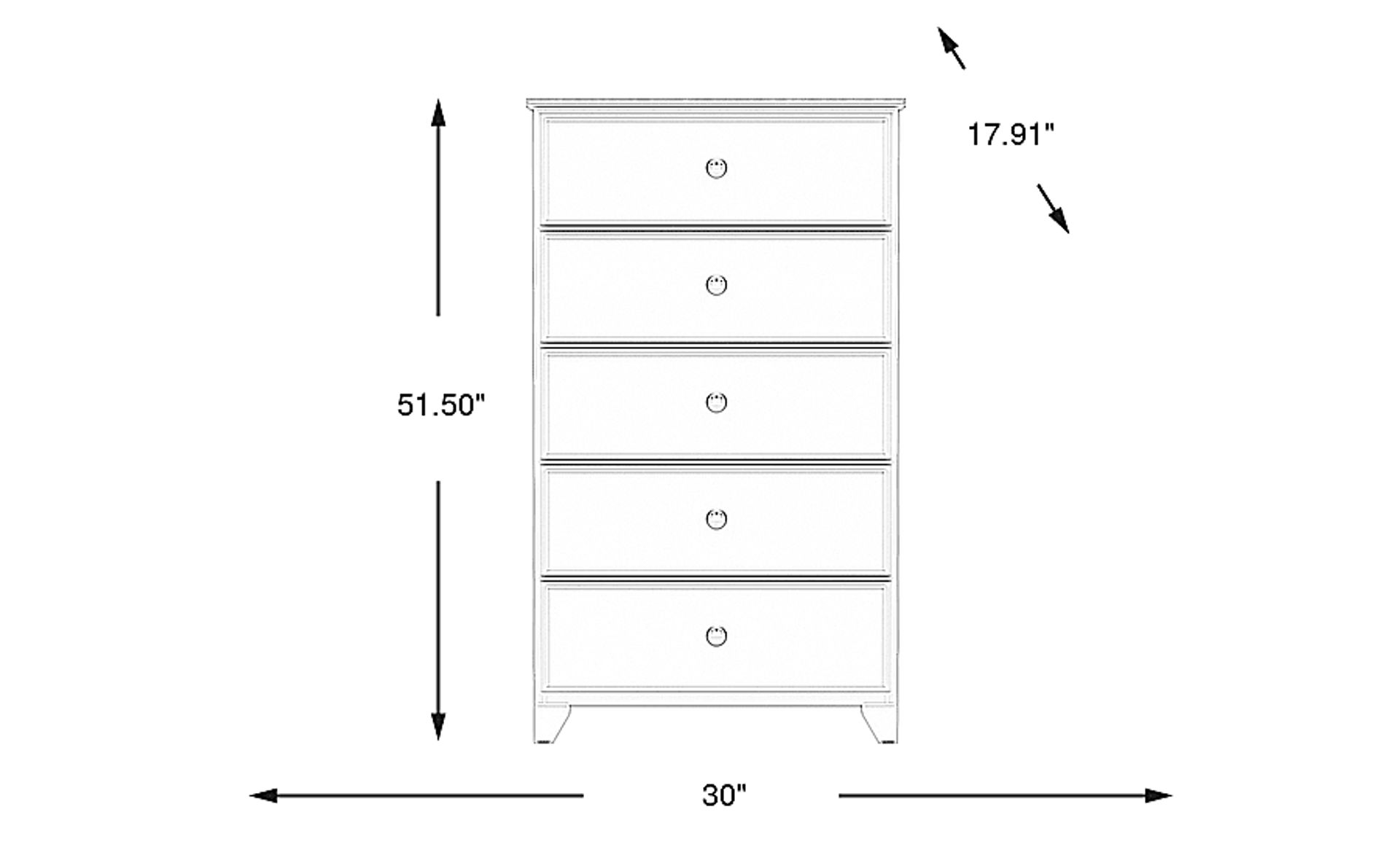 Dimension Image. Please refer to the Dimension Tab on this page for dimension details.