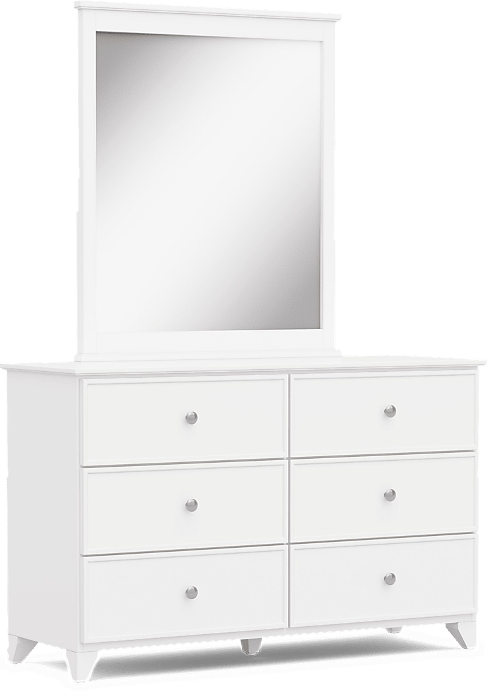 Kids Preston Place White Dresser and Mirror - Image 2