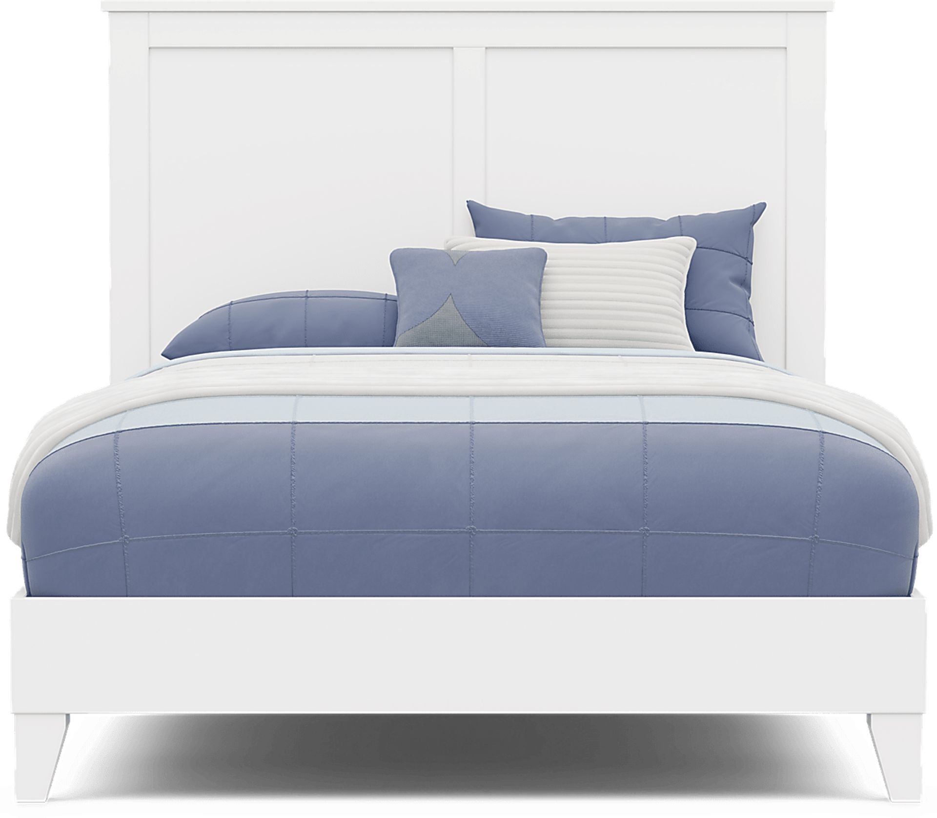 Kids Preston Place White Twin/Full Loft Bedroom with Chest, Desk & Bookshelf - Image 5