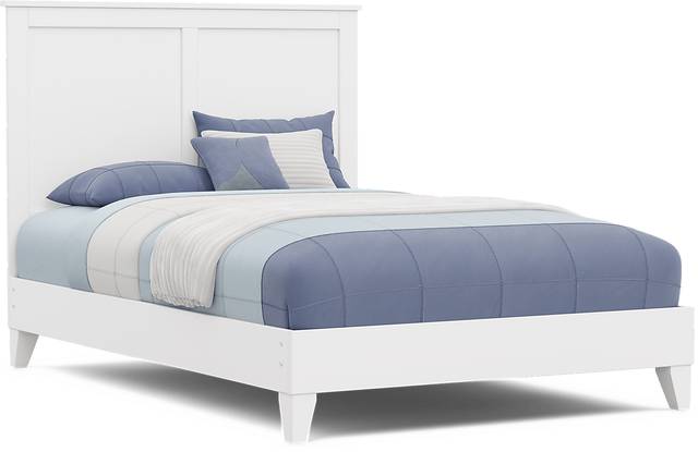 Kids Preston Place White Twin/Full Loft Bedroom with Chest, Desk & Bookshelf - Thumbnail - Image 4