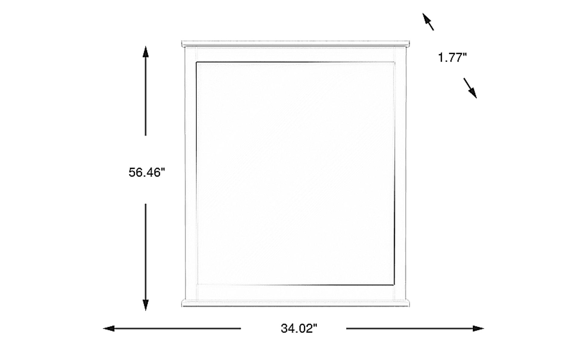 Dimension Image. Please refer to the Dimension Tab on this page for dimension details.