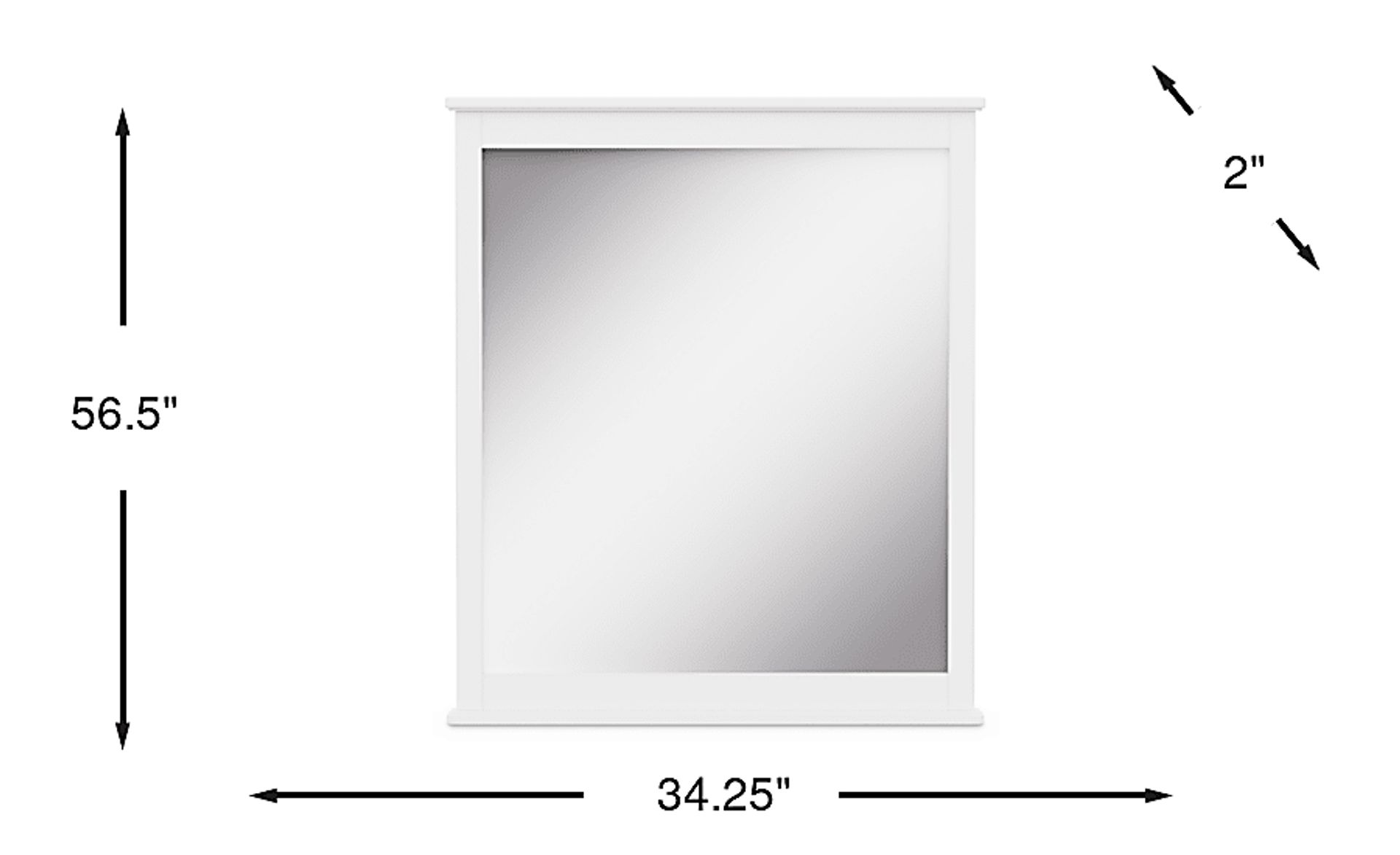 Dimension Image. Please refer to the Dimension Tab on this page for dimension details.