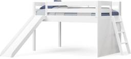 twin low loft with slide