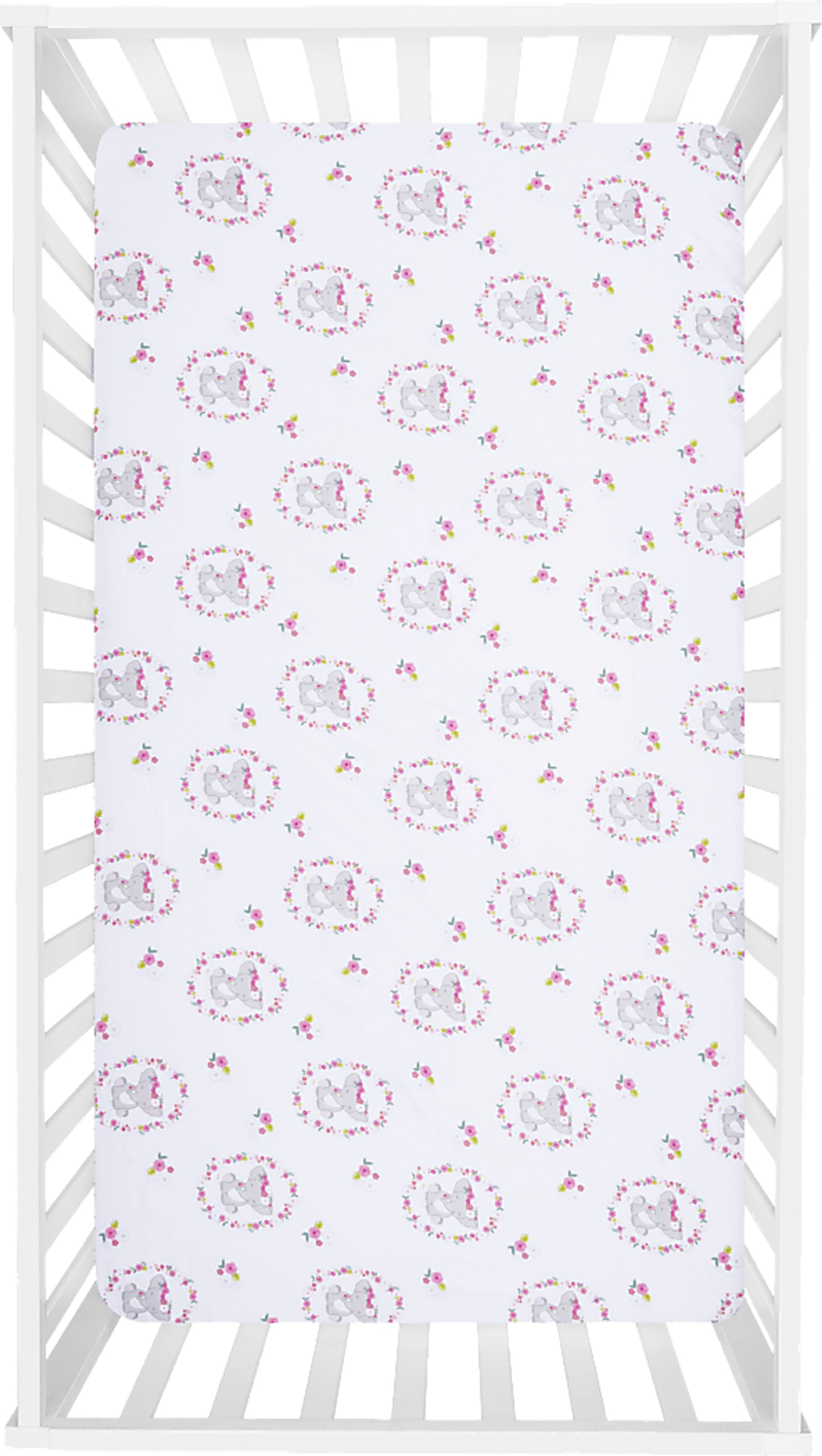 Kids Pretty Elephant Pink Baby Bedding Set - Image 6