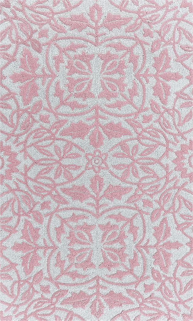 Kids Pretty Petal Pink 4'7 x 7'7 Rug
