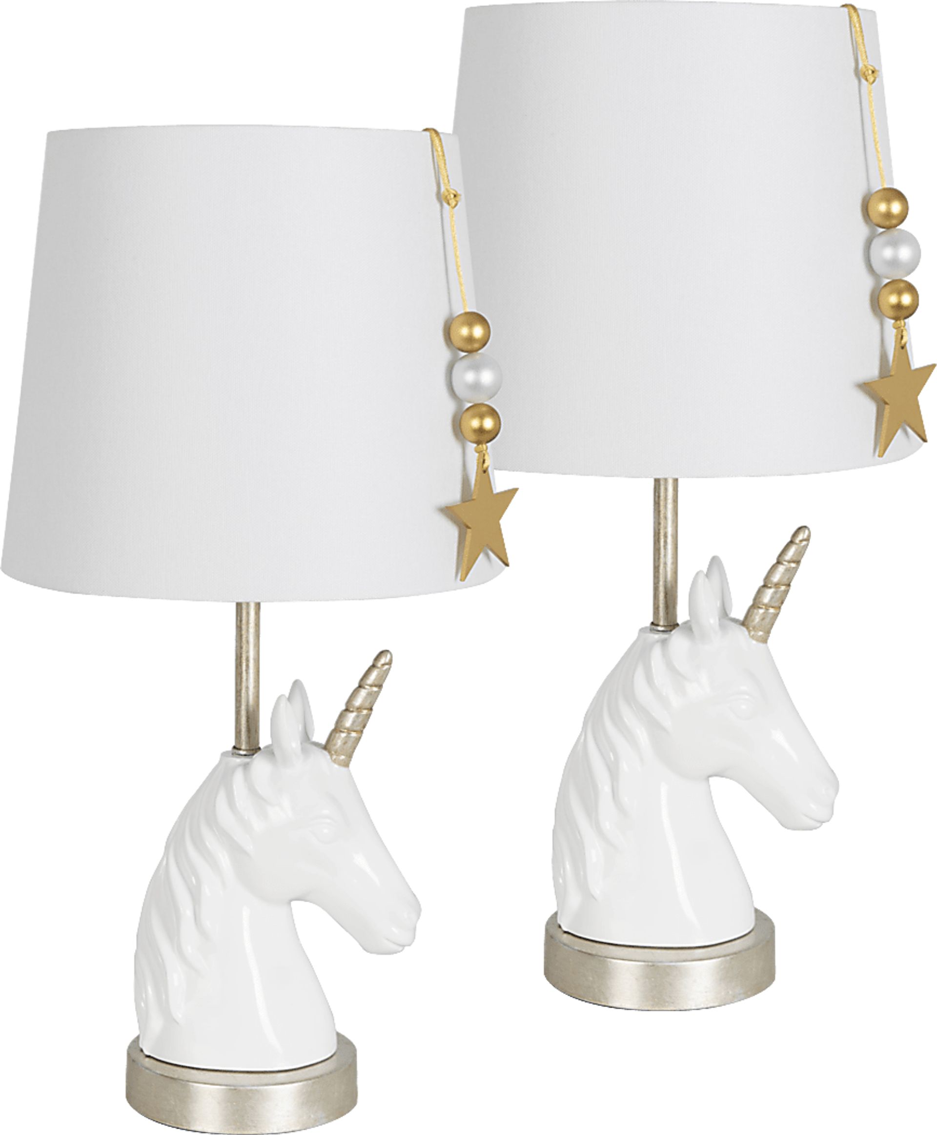Gold unicorn lamp on sale