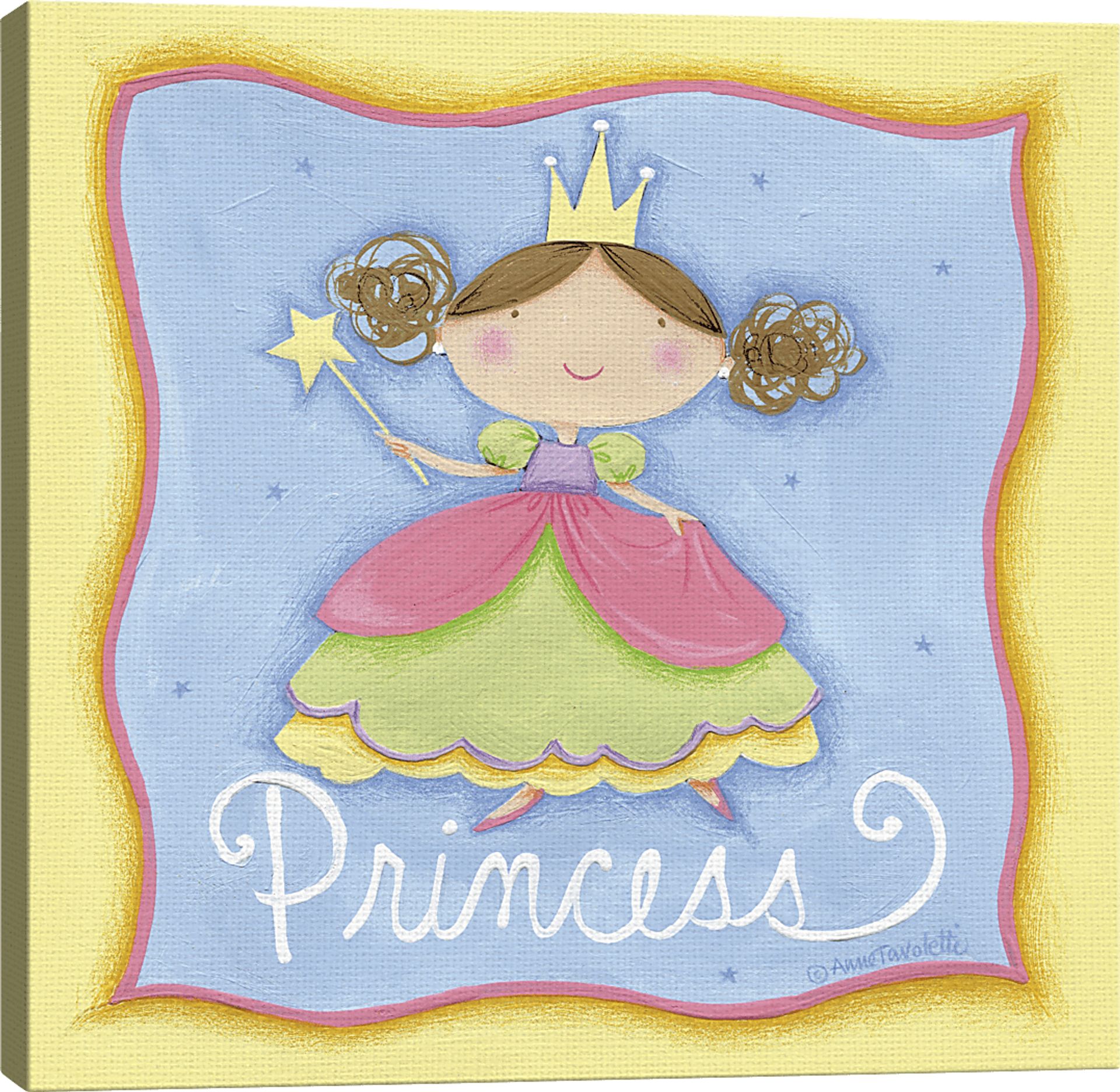 Kids Princess Fairy Blue Artwork - Image 4