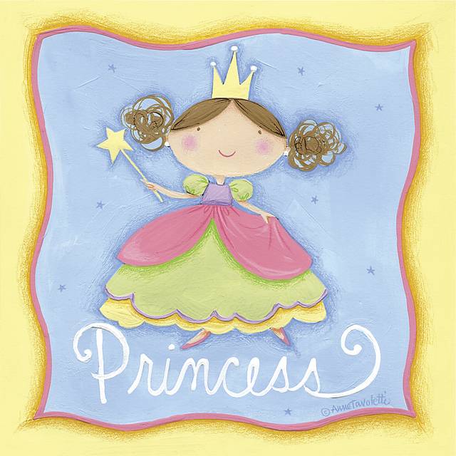 Kids Princess Fairy Blue Artwork - Thumbnail - Image 1