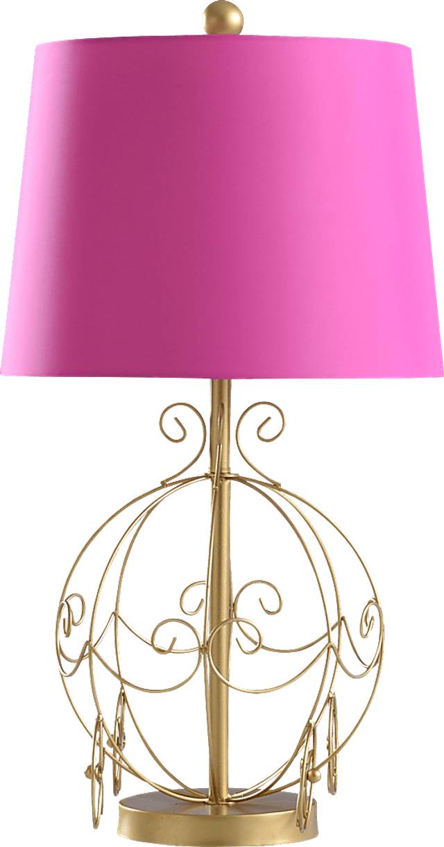 Kids Princess Trail Gold Lamp - Thumbnail - Image 1