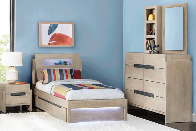 Kids Prism District Brown Full Panel Bedroom - Thumbnail - Image 1