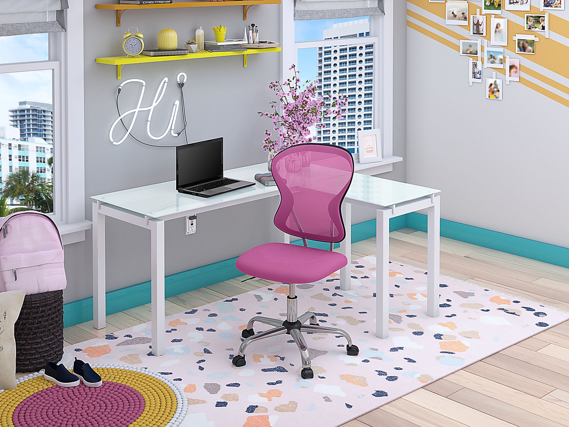 Kids Provo White Desk - Image 4