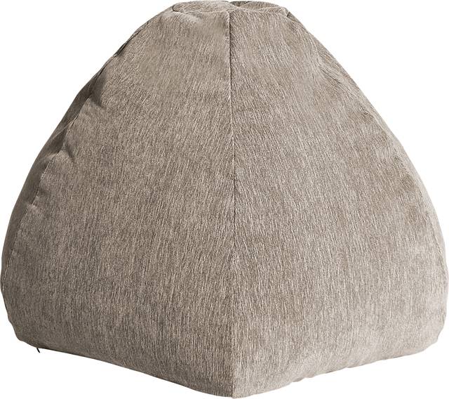 Kids Puffy Nest Beige Bean Bag Chair - Thumbnail - Image 1