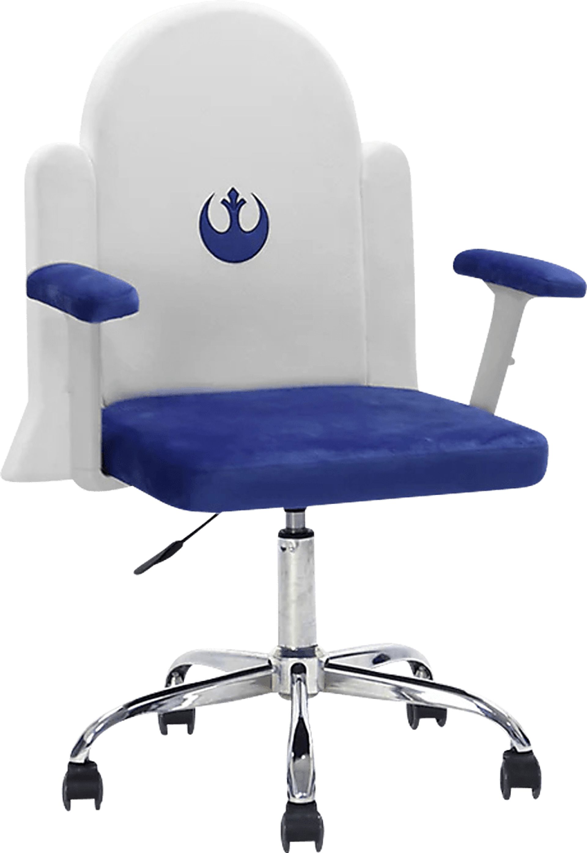 Kids R2-D2 White Swivel Chair - Image 2