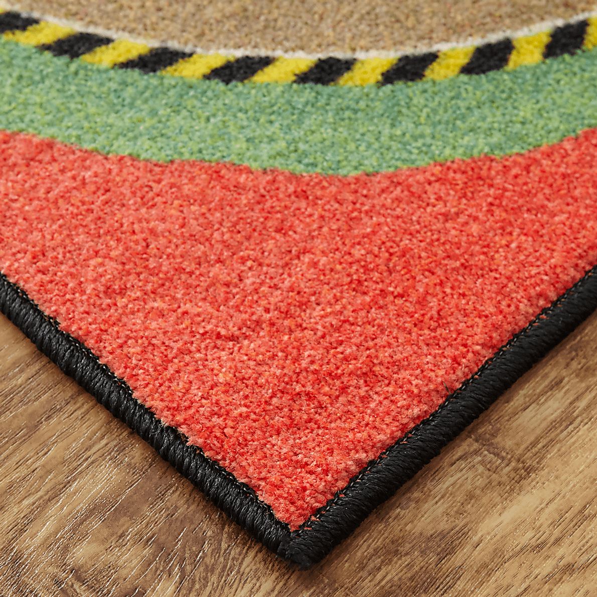 Kids Race Pace Red 3' x 5' Rug