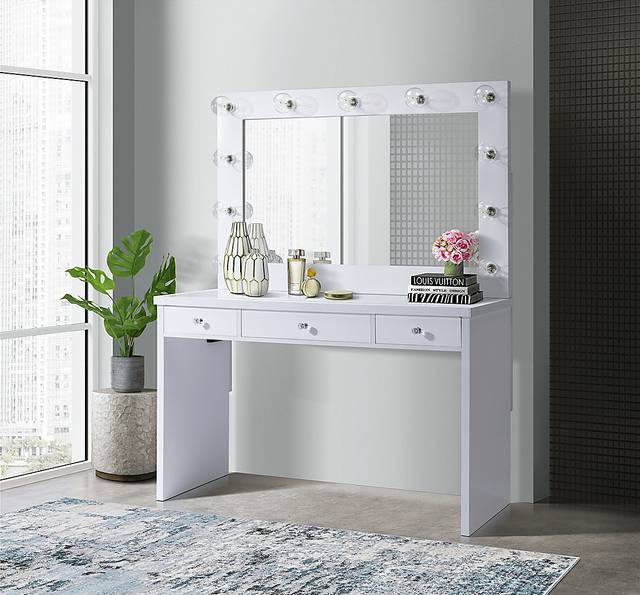Kids Radiance White Vanity and Mirror Set - Thumbnail - Image 2