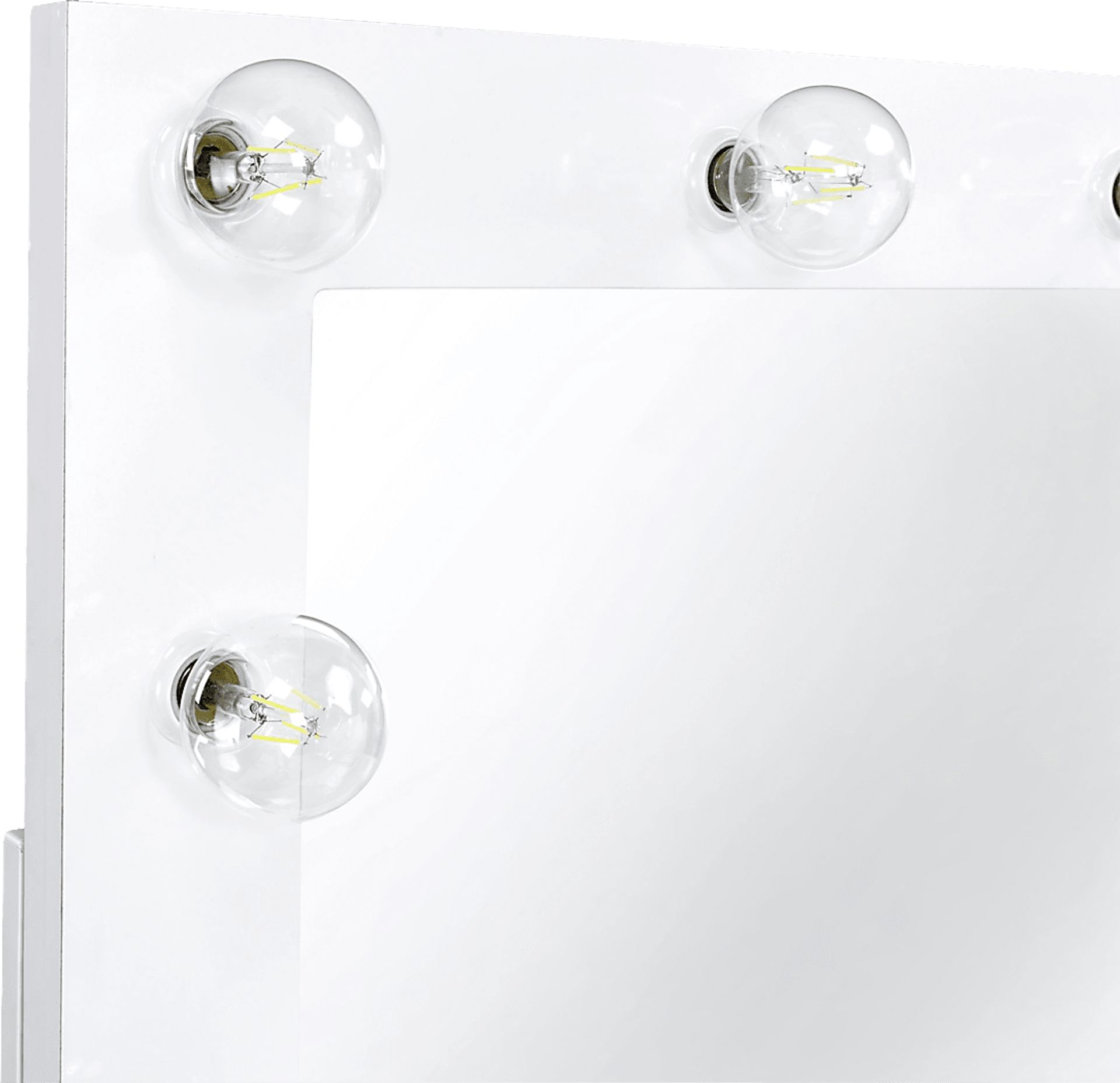Kids Radiance White Vanity and Mirror Set - Image 3