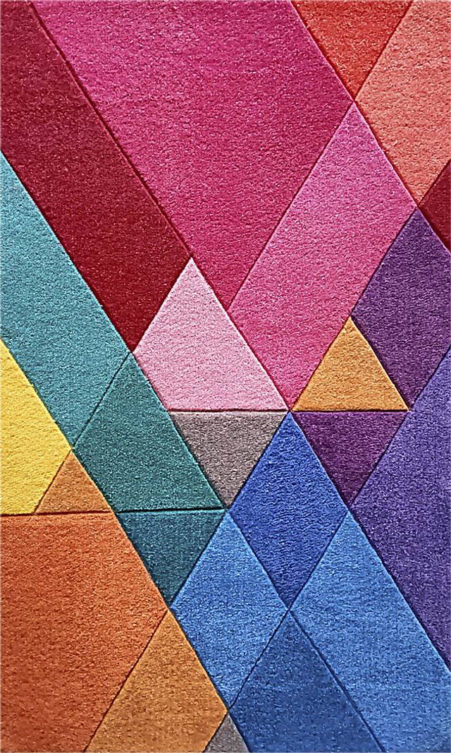 Kids Radiant Prism Multi 4'7 x 7'7 Rug - Thumbnail - Image 1