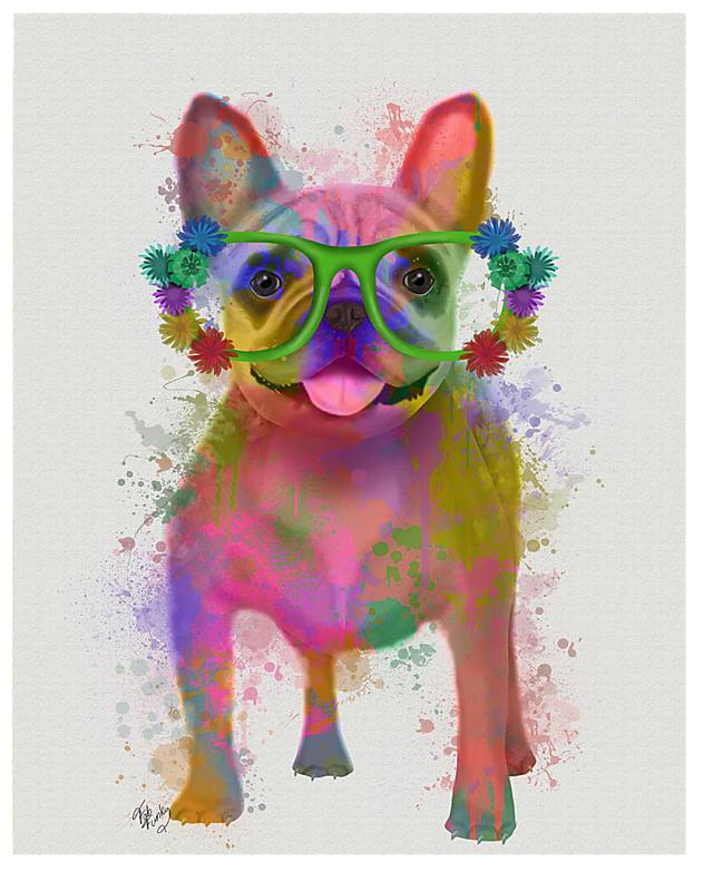 Kids Rainbow Aurora Pink Artwork - Thumbnail - Image 1