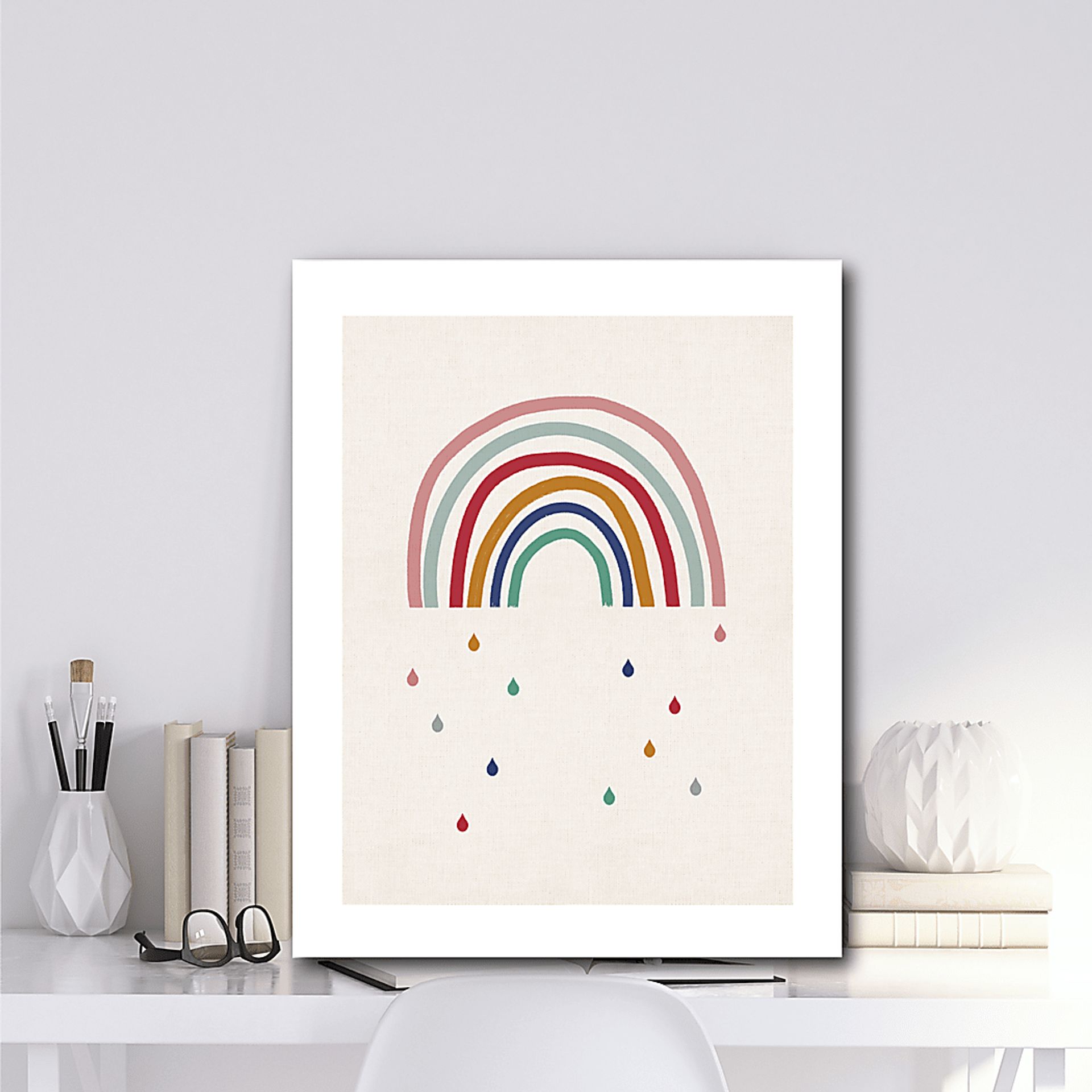Kids Rainbow Candy Cream Artwork - Image 2