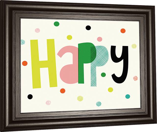 Kids Rainbow Dots White Artwork - Thumbnail - Image 1