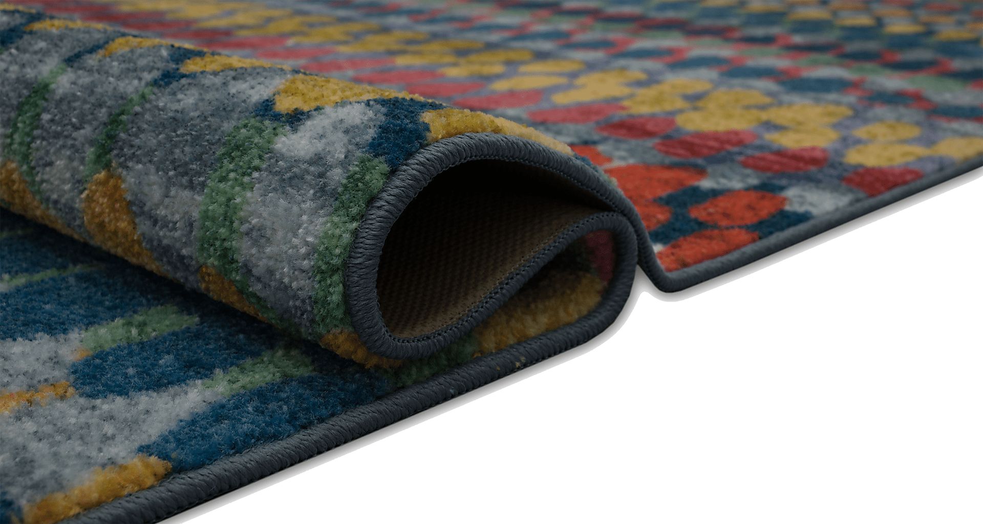 Kids Rainbow Drops Pink 3'4" x 5' Rug - Image 6