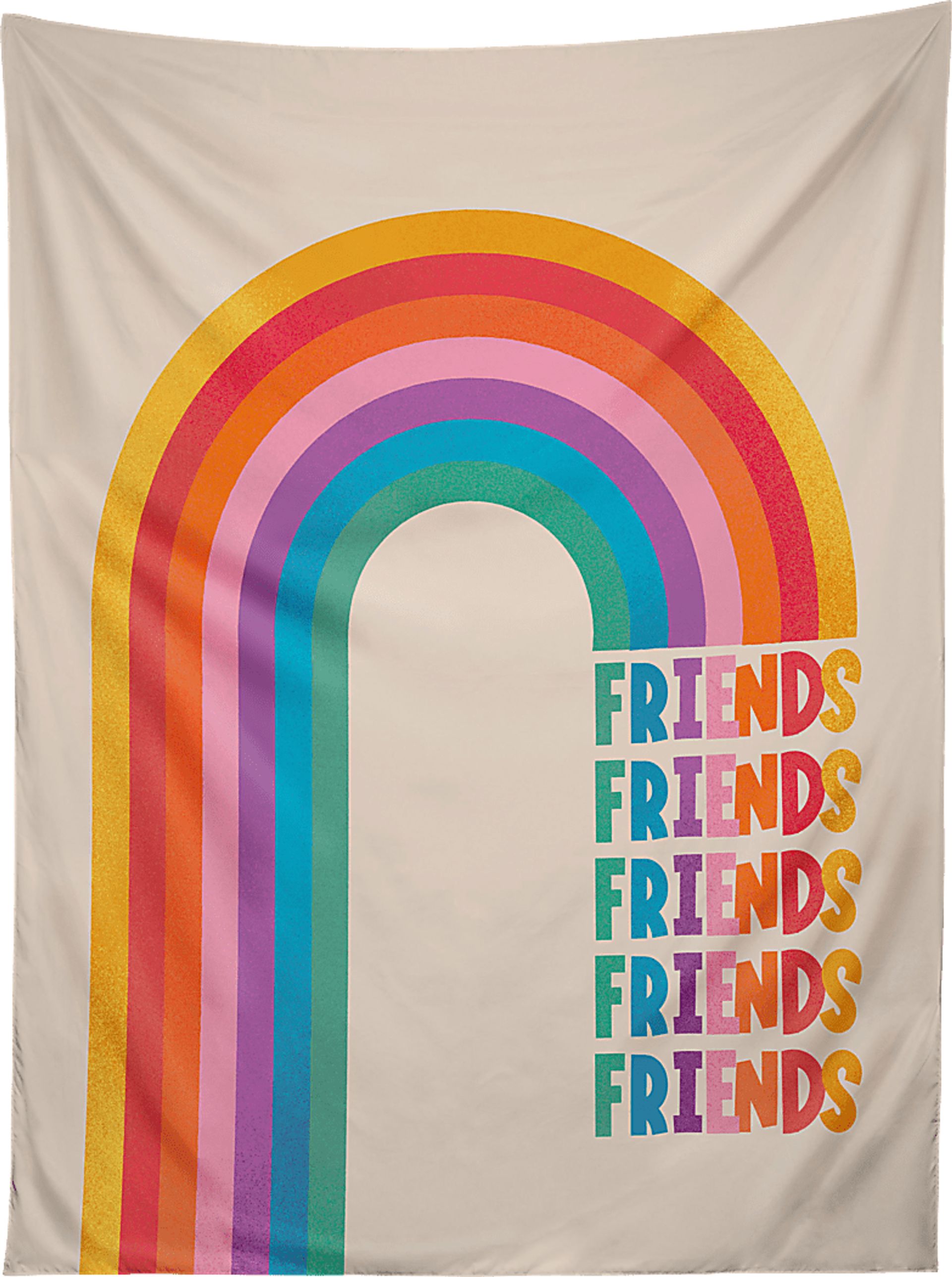Kids Rainbow Friends Cream Wall Decor - Image 1