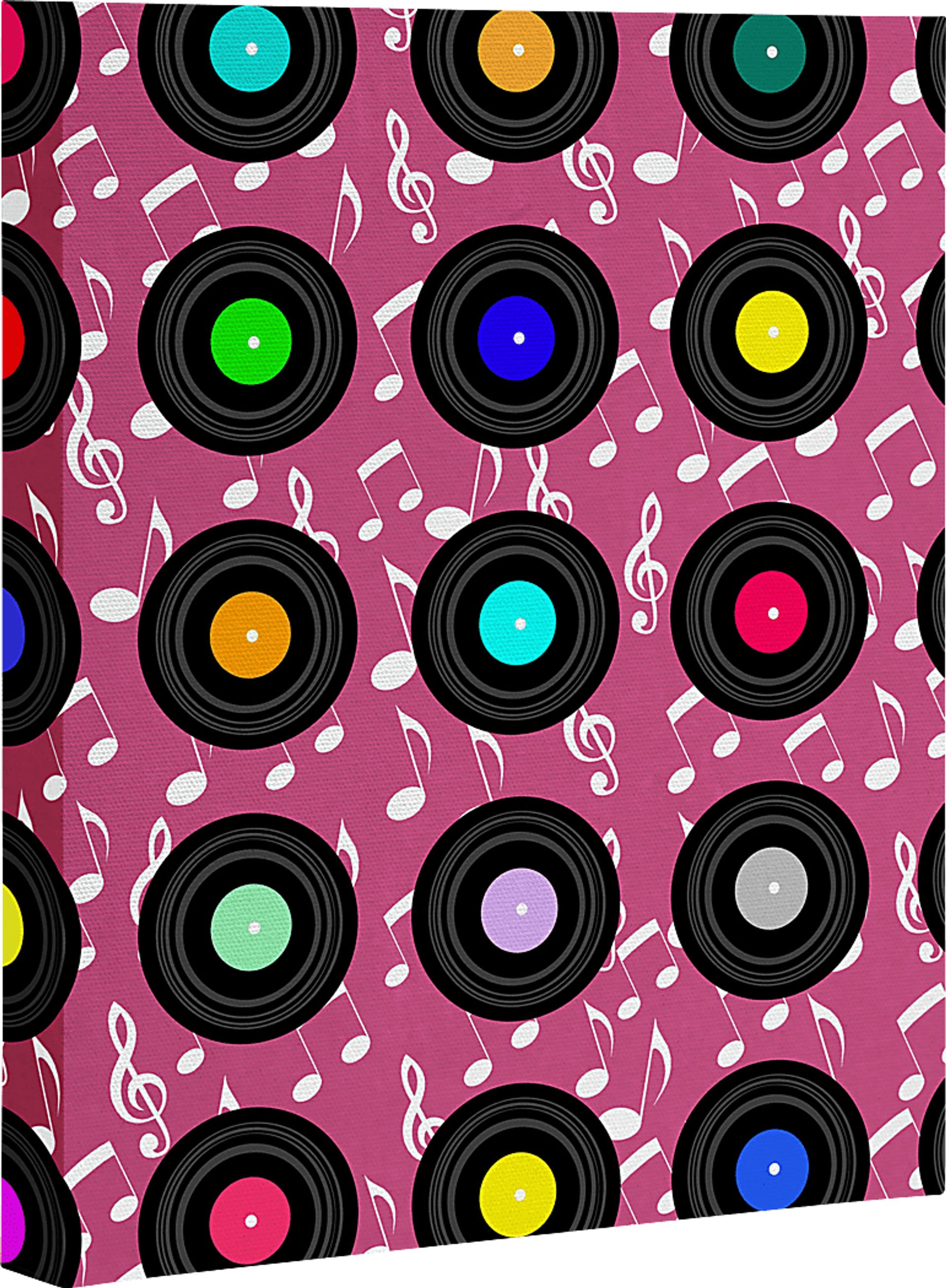 Kids Rainbow Records I Pink Artwork - Image 1