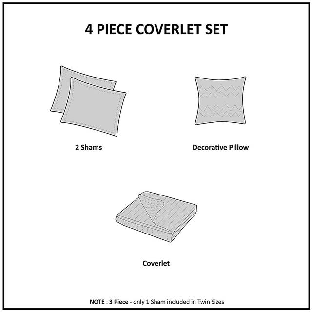 Kids Rainbow Smile Pink 3 Pc Twin Coverlet Set - Thumbnail - Image 12