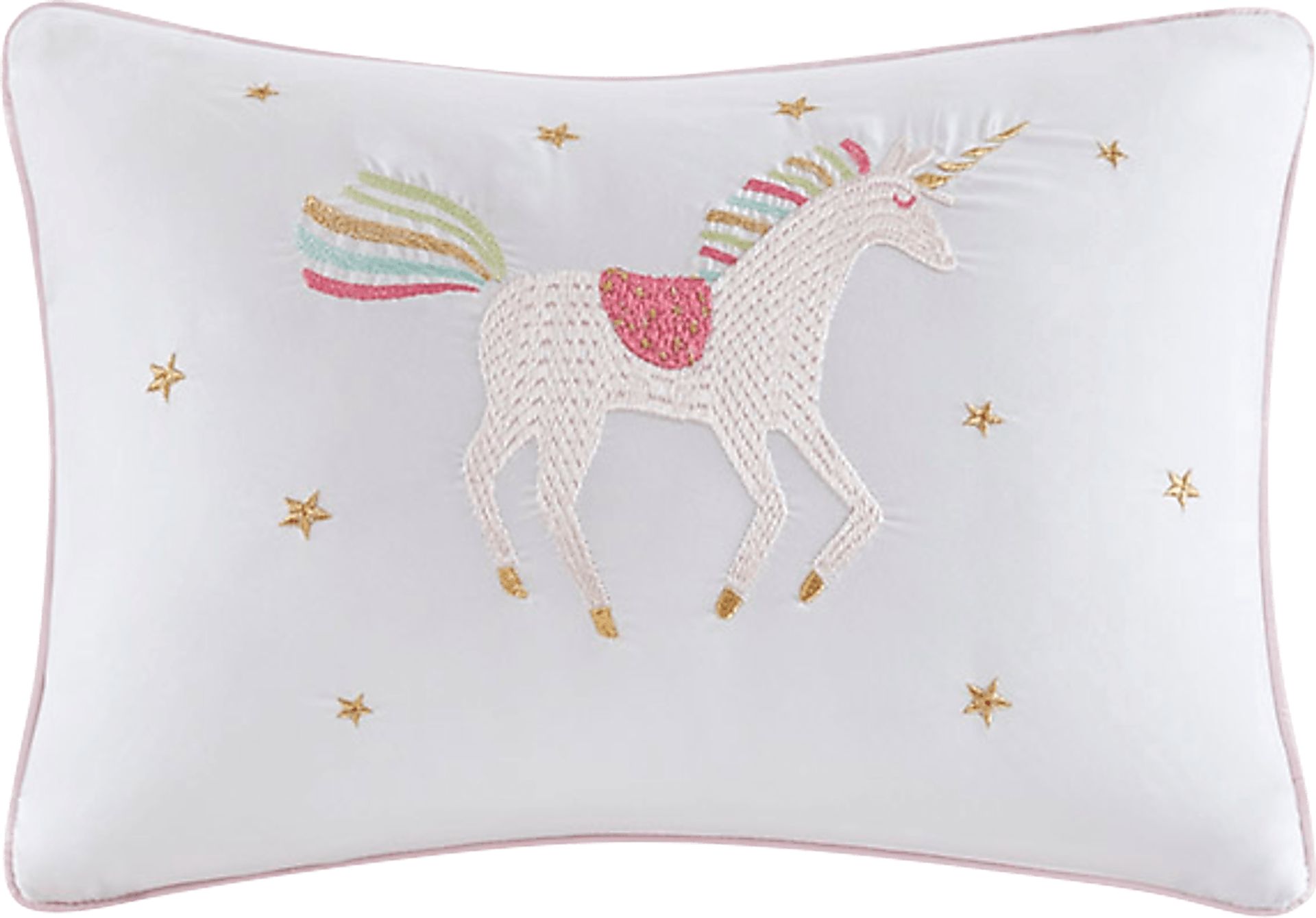 Kids Rainbow Smile Pink 3 Pc Twin Coverlet Set - Image 4