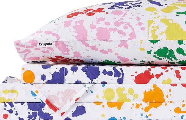 Kids Rainbow Splatter Multi 3 Pc Twin Sheet Set - Thumbnail - Image 5