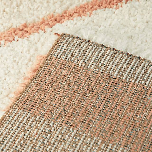 Kids Rainbow Stripe Cream 5'3 x 7' Rug - Thumbnail - Image 3