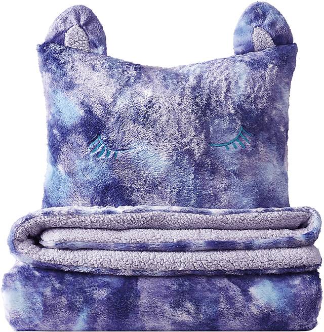 Kids Rainbow Sweetie Purple 2 Pc Twin Comforter Set - Thumbnail - Image 2