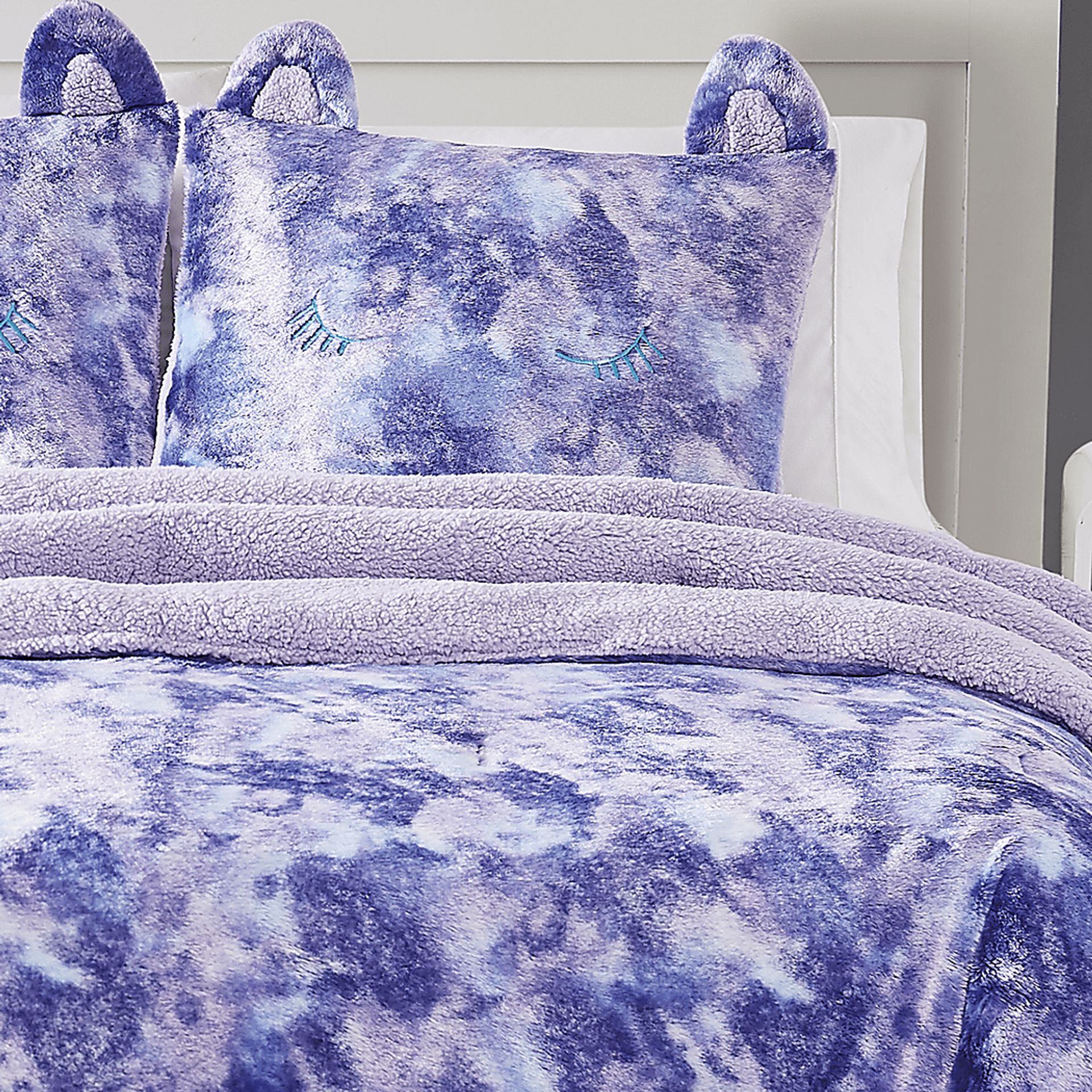 Kids Rainbow Sweetie Purple 2 Pc Twin Comforter Set - Image 3