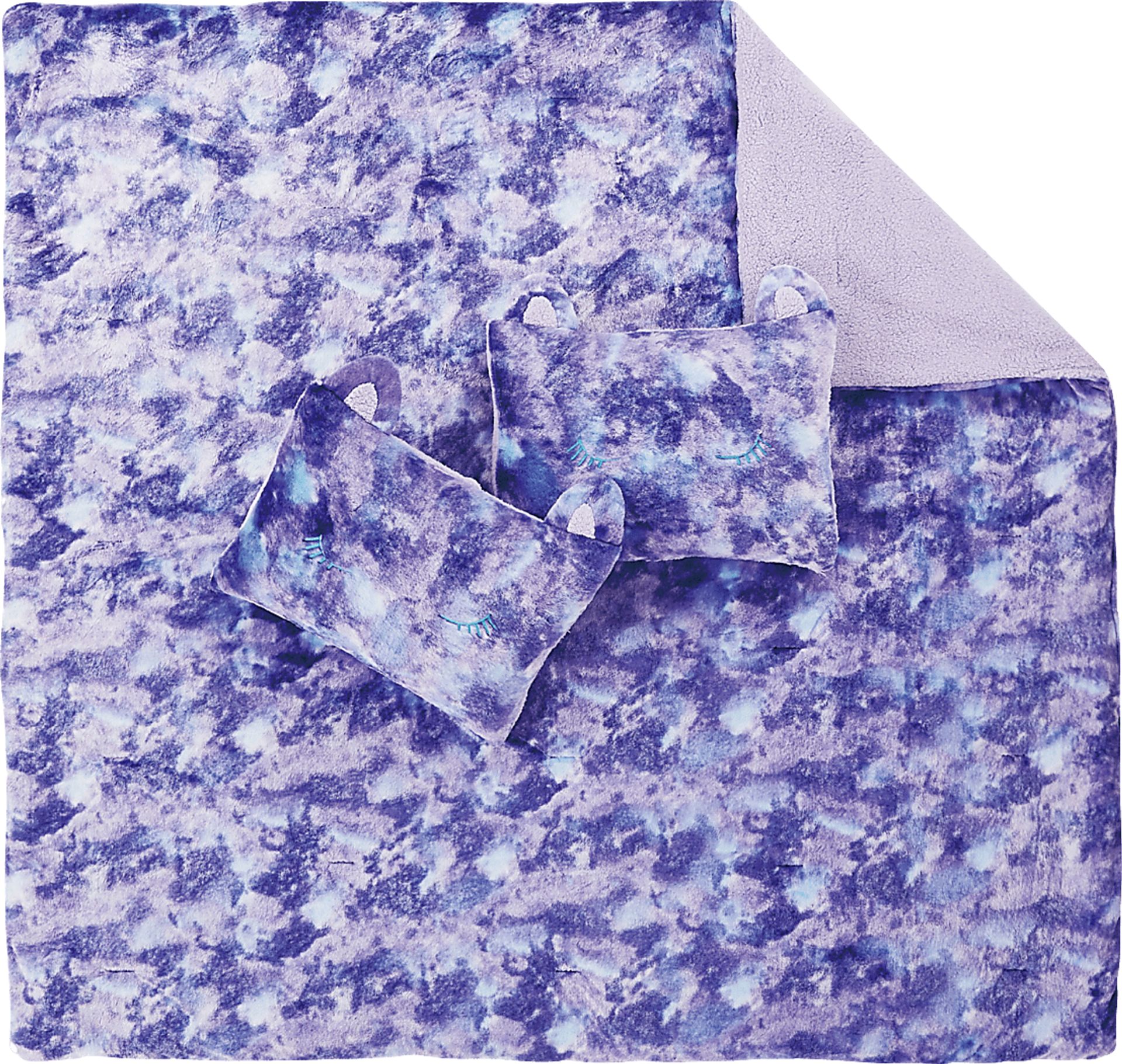 Kids Rainbow Sweetie Purple 2 Pc Twin Comforter Set - Image 1