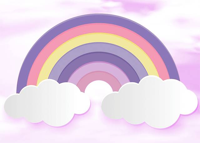 Kids Rainbow Whimsy Multi 4' x 6' Rug - Thumbnail - Image 1