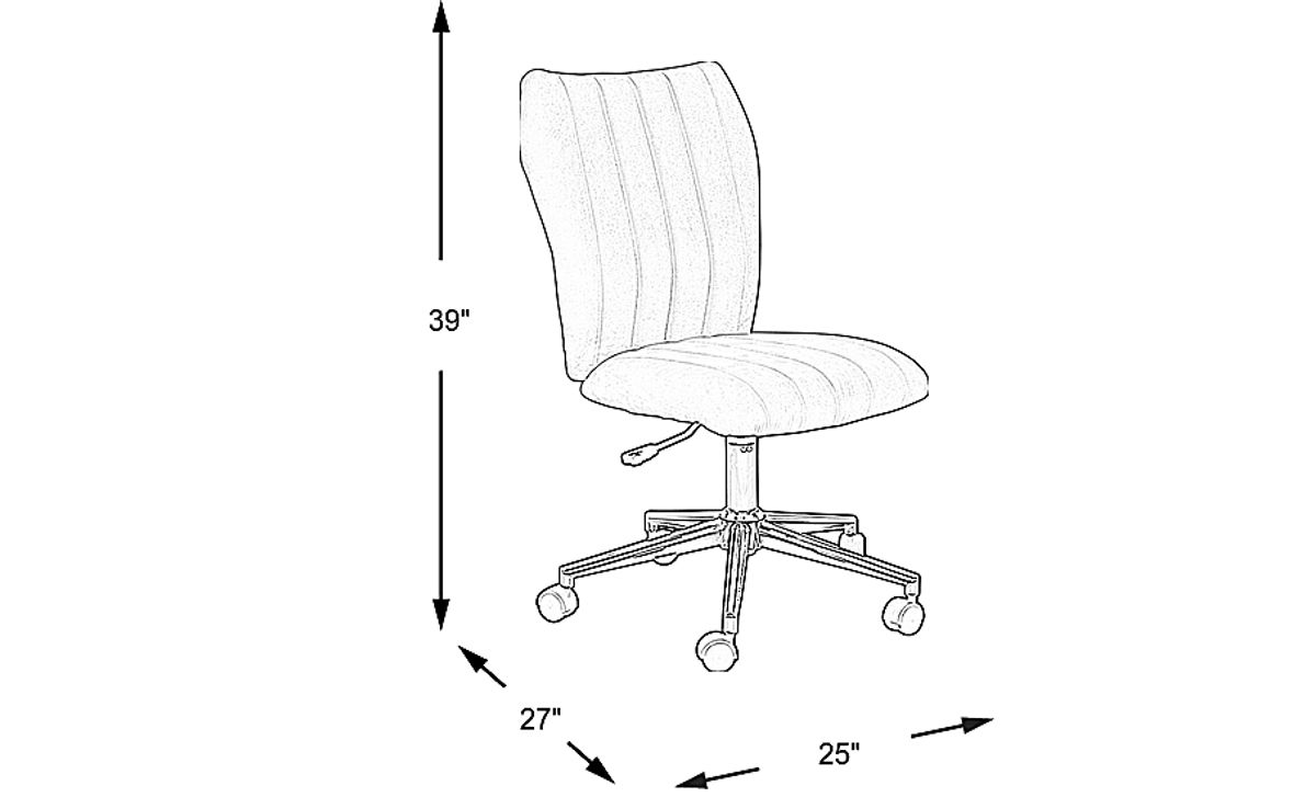 Kids Raylan Blue Desk Chair