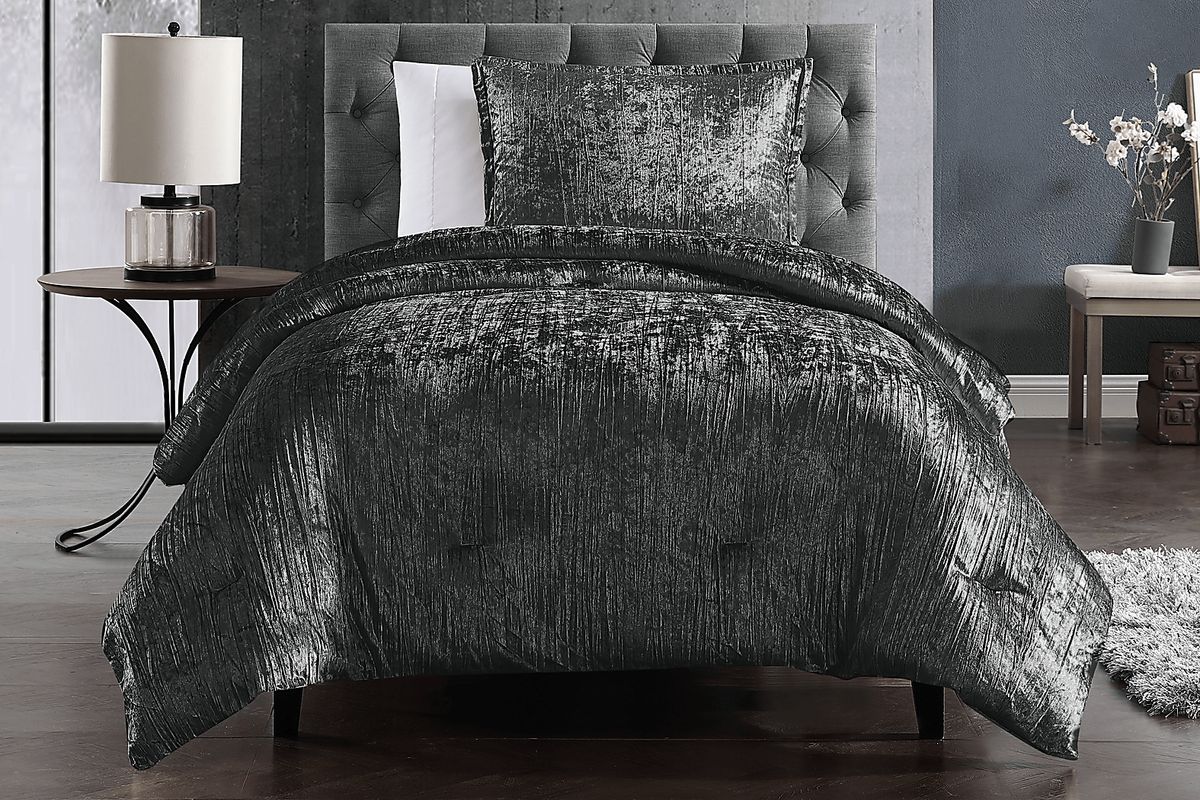 Kids Recine Charcoal Twin Comforter Set