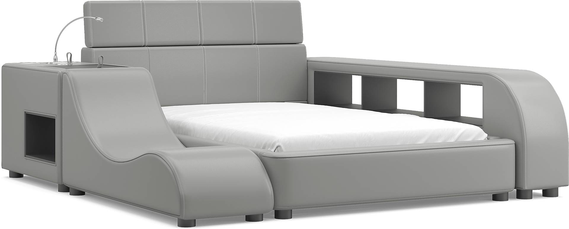 grey 6 pc full bed