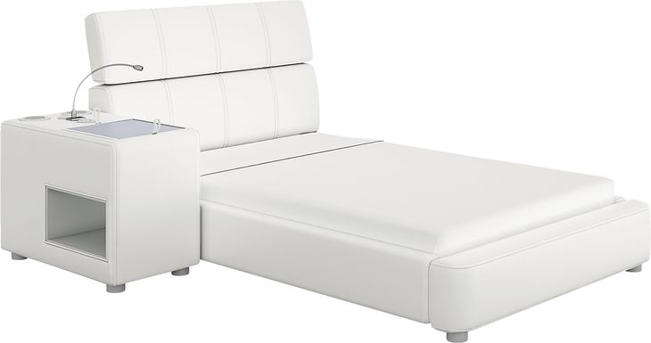 Kids reGen™ Recharged White 4 Pc Full Bed with Nightstand