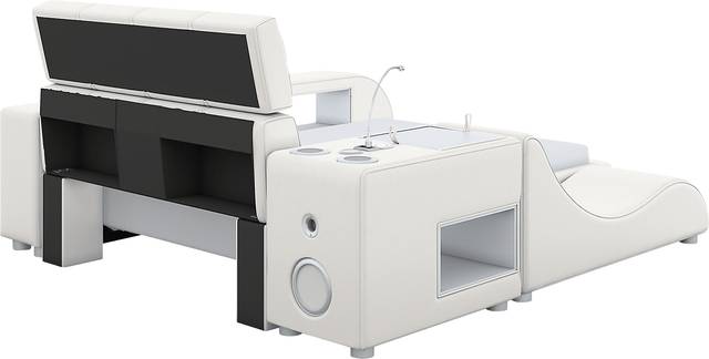 Kids reGen™ Recharged White 6 Pc Twin Bed with Nightstand, Bookcase and Lounger - Thumbnail - Image 3