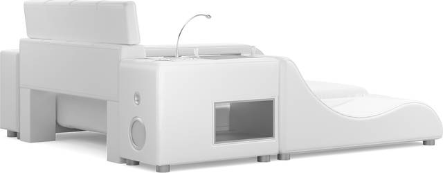 Kids reGen™ Recharged White 6 Pc Twin Bed with Nightstand, Bookcase and Lounger - Thumbnail - Image 4