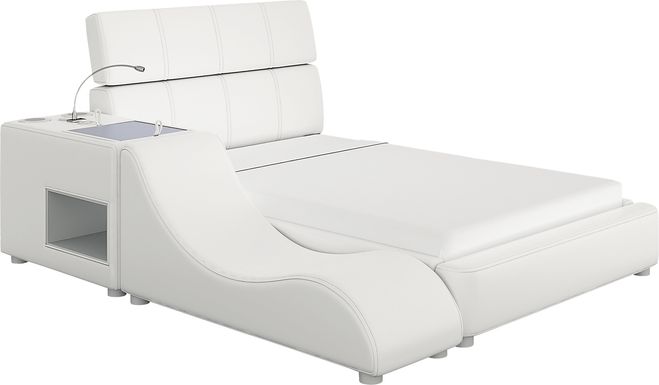 Kids reGen&trade; Recharged White 5 Pc Twin Bed with Nightstand and Lounger