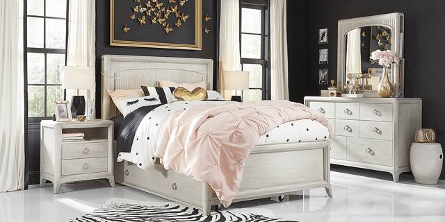 Kids reGen™ Vivien White 3 Pc Twin Panel Bed - Thumbnail - Image 2
