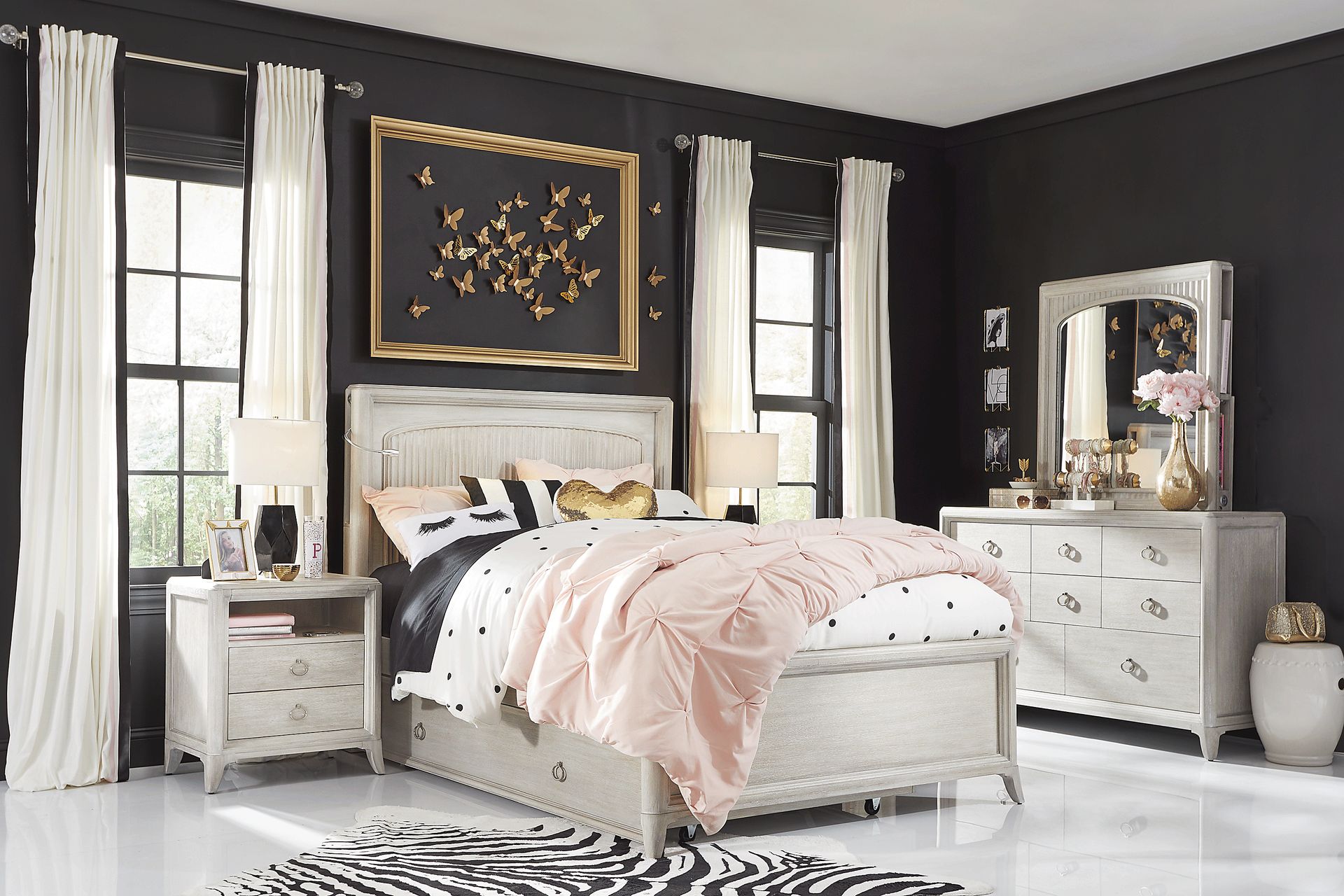 Kids reGen™ Vivien White 5 Pc Full Panel Bedroom - Image 1