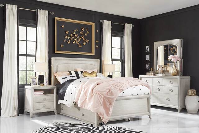 Kids reGen™ Vivien White 5 Pc Twin Panel Bedroom - Thumbnail - Image 1