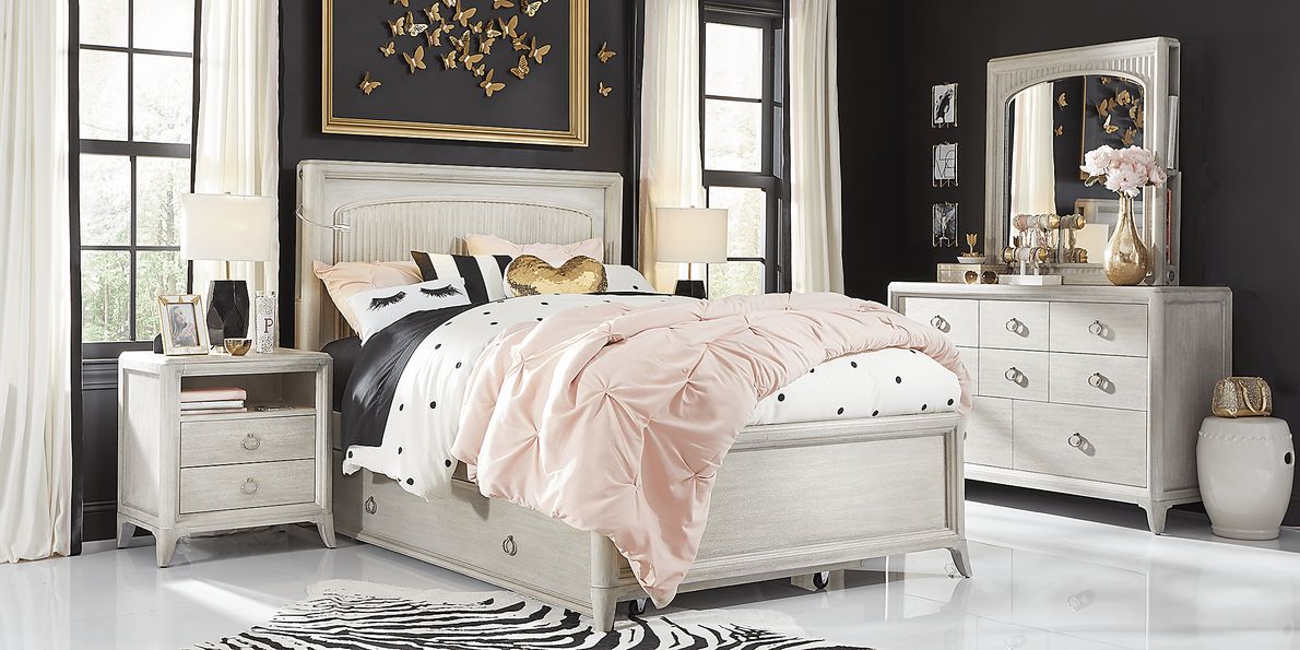 Kids reGen&trade; Vivien White 5 Pc Twin Panel Bedroom